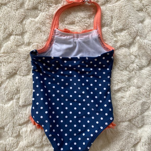 Ruffle Butts bathing suit and hat - Picture 3 of 6